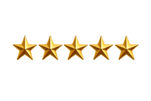 5 gold stars