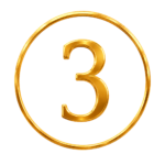 3 gold